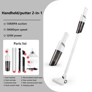 Dvkptbk Vacuum Cleaner Car Mounted Vacuum Cleaner Wireless and Convenient Handheld Vacuum Cleaner-Purpose for Home and Car High Suction Power Vacuum Cleaner Car Accessories