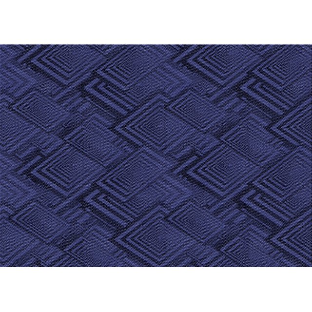 Ahgly Tapis Rectangulaire Lavable en Machine, Bleu Nuit, 6 Pieds x 9 Pieds