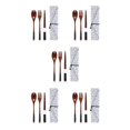thumbnail image 3 of Maytalsory Set School Student Chopstick Fork Spoon Flatware with Storage Bag Type 8 5Set, 3 of 6