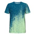 thumbnail image 5 of Qertyioot T-shirt à Manches Courtes Imprimé pour Hommes Col Rond Mode Décontractée Manches Courtes Liquidation, 5 of 5