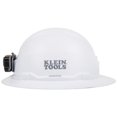 thumbnail image 4 of Klein Tools 60406RL Casque Rigide, Lampe Frontale Rechargeable, Sans Évent, Style à Grand Bord, Bande Anti-Transpiration Rembourrée Auto-Évacuant et Résistante aux Odeurs, Testé jusqu'à 20 kV, Blanc, 4 of 14