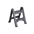 thumbnail image 1 of Rubbermaid Two-Step Folding Foot Stool 14-Inch High Gray 300-Pound Capacity Small Step Stool for Adults/Kids for Use in Library/Kitchen/Bathroom/Garage/Closet, 1 of 11