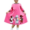 thumbnail image 1 of Robe pour Fille Vêtements pour Enfants Robe de Princesse à Manches Longues Robe en Forme de Cœur, 1 of 7