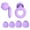 Purple, variant on Hot Tools Loop Quiet 2 Ear Plugs Comfy Reusable Noise Reducing Earplugs for Sleep Deep Focus Travel Sensitivity | Flexible Hearing | Customizable Fit