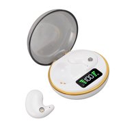 Sleep Headphones with Digital Display Charging Case for Side Sleepers, Bluetooths Earbuds Built in Battery, Wirelessly Earphones for Sleep Work Workout
