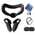 thumbnail image 1 of Silicone Eye Cover Rocker Cap Face Pad Set Mat VR Accessories For Oculus Quest 2, 1 of 9