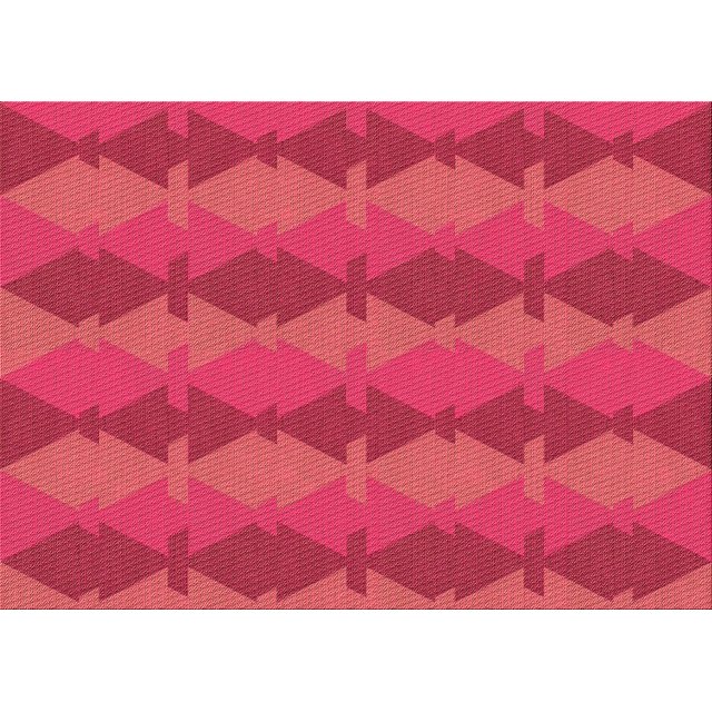 Ahgly Tapis Rectangulaire Lavable en Machine Intérieur Transitionnel Rouge Cramoisi, 7 Pieds x 10 Pieds