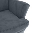 thumbnail image 4 of vidaXL Armchair Dark Gray Velvet, 4 of 6