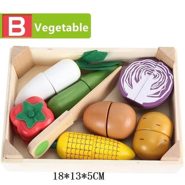 Dreamon Accessoire Cuisine Enfant, Jouet Alimentaire en Bois Enfants Jeu d'Imitation, Jouet Bois Fruits Légumes de Coupe pour Enfant, Cadeau de Jeu de Nourriture pour Garçons et Filles 3 Ans Dreamon Accessoire Cuisine Enfant, Jouet Alimentaire en Bois Enfants Jeu d'Imitation, Jouet Bois Fruits Légumes de Coupe pour Enfant, Cadeau de Jeu de Nourriture pour Garçons et Filles 3 Ans