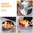 thumbnail image 4 of KAKOWELY Panier de Cuisson à la Vapeur Support Panier Vapeur pour Légumes Panier de Cuisson à la Vapeur en Acier Inoxydable pour Dumplings Cuiseur Électrique Support de Cuisson à la Vapeur de Remplacement Panier Vapeur pour Cuiseur à Riz, 4 of 4