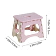 thumbnail image 3 of Tabouret Pliant Portable Léger Compact Chaise Pliable pour Camping Extérieur Voyage Pique-Nique Plage Pêche Randonnée Stade Concert Événements Intérieur Maison Jardin Patio Balcon Siège en Plastique Robuste Durable, 3 of 7