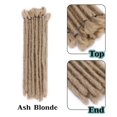 thumbnail image 2 of Dreadlocks Courts Doux de 12” Dreadlocks Faits à la Main au Crochet Tresses Afro Locks Extensions de Cheveux Noir Foncé 25 g, 2 of 5