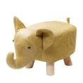 thumbnail image 1 of veasfak Animal Footstool Ottoman Stool, Cartoon Bench, Portable Cute Shoes Changing Foot yellow, 1 of 9