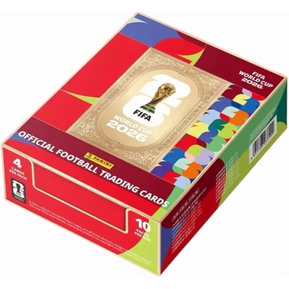 Kayou X Panini FIFA World Cup 2026 Official Football Trading Cards Chinese Edition Sealed Box | 10 Packs | 4 Cards Per Pack | Official FIFA Licensed Product