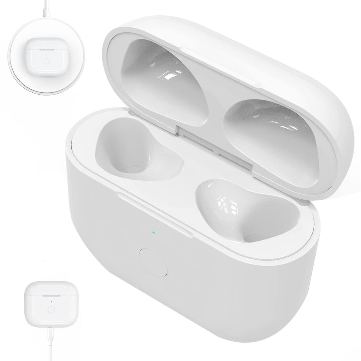 Earphone Charger Case for AirPods 3 Charging Case 450Mah Wireless Charging Case Bluetooth Sync Quick-Pairing Button