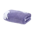 thumbnail image 2 of Tyidzon Towels for Bathroom Super Soft Velvet Rabbits Jacquards Hand Towel Super Absorbent Drying Gentle and Friendly, 2 of 6