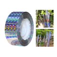 thumbnail image 2 of Bird Scare Tape Ribbon Reflective Keep Birds Away Reflective Tape Film for Goose Pigeon 50m, 2 of 9