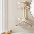 thumbnail image 4 of AYktou Home Organizers and Storage Clothes Hanger Storage Artifact Retractable Punch Wall Mounted Clothes Hanger Storage Rack Multi Purpose Stable Storage Rack for Party Indoors, 4 of 8