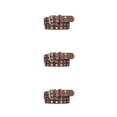 thumbnail image 1 of Decodeary Ceinture Double Boucle Sans Fil en Vrac pour Jeans Femmes Style Net Ceinture Fête Punk Épingle Robe Café 115cm 3ensemble, 1 of 6