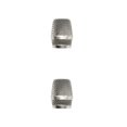 thumbnail image 4 of Transemion Grille de Microphone de Remplacement Remplaçant Tête de Micro Filaire Sans Fil Détachable Type 5 Argent 2ensemble, 4 of 6
