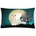 thumbnail image 1 of Oreiller Décoratif en Toile Dalmatian Effrayant pour Halloween, 1 of 3