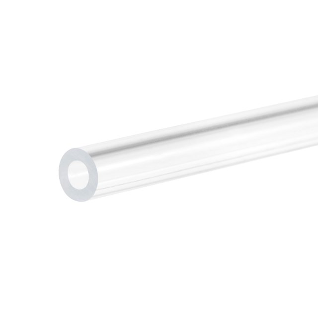 Unique Bargains Tube Rond en Acrylique Rigide Transparent 4mm ID x 8mm OD x 305mm Lot de 2