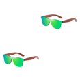 thumbnail image 4 of Decodeary Protection Bois Mode Lentille Colorée Options Monture Légère Vert 2 Ensembles, 4 of 6