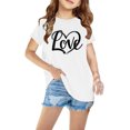 thumbnail image 1 of RXIRUCGD T-shirt Imprimé Halloween pour Enfants Garçons Filles Mode Mignon Col Rond Manches Courtes (Blanc, Taille: 4 Ans), 1 of 4