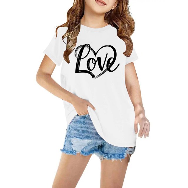 RXIRUCGD T-shirt Imprimé Halloween pour Enfants Garçons Filles Mode Mignon Col Rond Manches Courtes (Blanc, Taille: 4 Ans)