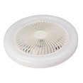 thumbnail image 3 of Ceiling Fan With Light, 9.8In 2400Lm LED Indoor Low  Ceiling Fan With E27 Lamp, Quiet Enclosed Ceiling Fan For Bedroom Kitchen Living Room, White, 2 Installation Methods, 3 of 8