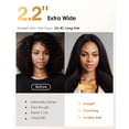 thumbnail image 4 of LAICAIW 2.20" Hair Straightener, Extra Wide Flat Iron/Plancha de Cabello, Adjustable Temperature, Ceramic Coated Floating Panel, 30s Fast Heating, Dual Voltage, for Thick Naturally Curly Hair, 4 of 7