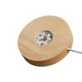 thumbnail image 1 of LED Light Base Wooden LED Display For Crystal Glass Art Illuminated Wooden Base Romantic Display For Crystal Glass, 1 of 5