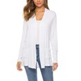 thumbnail image 1 of SAYOO Women'S Jacket Knitted Cardigan Open Shrug Knit Casual Loose Sweater Jacket With Pockets Tops, Women'S Casual Long Sleeve Sweater Loose Home Casual Wear Jacket Simple Cardigan Jacket, 1 of 6