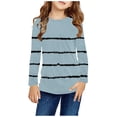 thumbnail image 2 of cfhntfmh Chandails de Détente pour Filles Garçons Tuniques Décontractées Imprimées à Col Rond Hauts d'Automne Confortables à Manches Longues sous-Maillots Basiques pour 3-14 Ans, 2 of 6