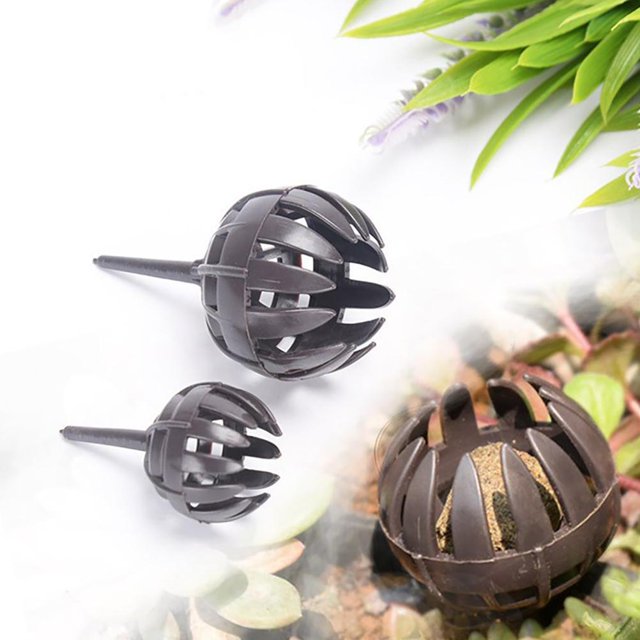 10 Pcs Boîte d'Engrais Bonsaï Automatique Paniers d'Engrais en Plastique en Forme de Griffe Conteneur de Contrôle de Fertilisation