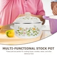 thumbnail image 3 of FUTUREORYY 3pcs Enamel Cooking Pots Set Multi Color for Kitchen Use Instant Noodles Pot, 3 of 6