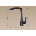 thumbnail image 2 of American Imaginations 1 Hole Stainless Steel Faucet In Grey Color AI-34488, 2 of 2