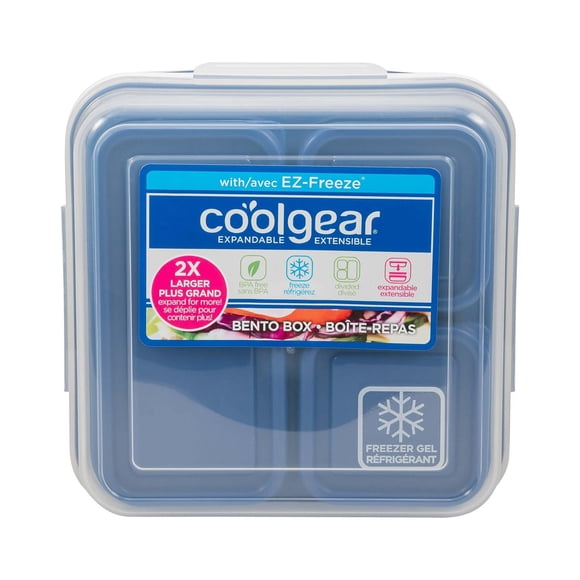 Cool Gear EZ-Freeze Collapsible Bento Box ( 2-Piece)