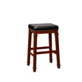 thumbnail image 1 of Brady Backless Black PU Bar Stool, 1 of 6