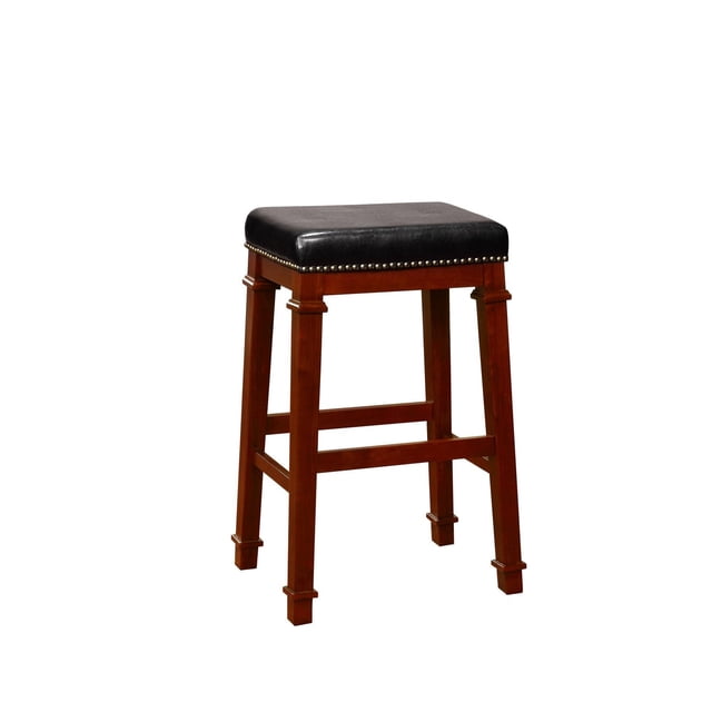 Brady Backless Black PU Bar Stool