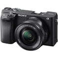 thumbnail image 3 of Sony Alpha a6400 Mirrorless Digital Camera with E PZ 16-50mm + E 55-210mm OSS Lens + 2 Pack SanDisk 64GB Card + Backpack + ZeeTech Accessory Bundle, 3 of 9