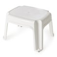 thumbnail image 1 of Gracious Living Plastic Antislip Step Stool, Holds up to 300 Lbs., White, 1 of 9