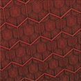 thumbnail image 1 of Ahgly Company Tapis d'Intérieur Lavable en Machine Carré Transitionnel Rouge Cramoisi, 6 Pieds Carré, 1 of 7