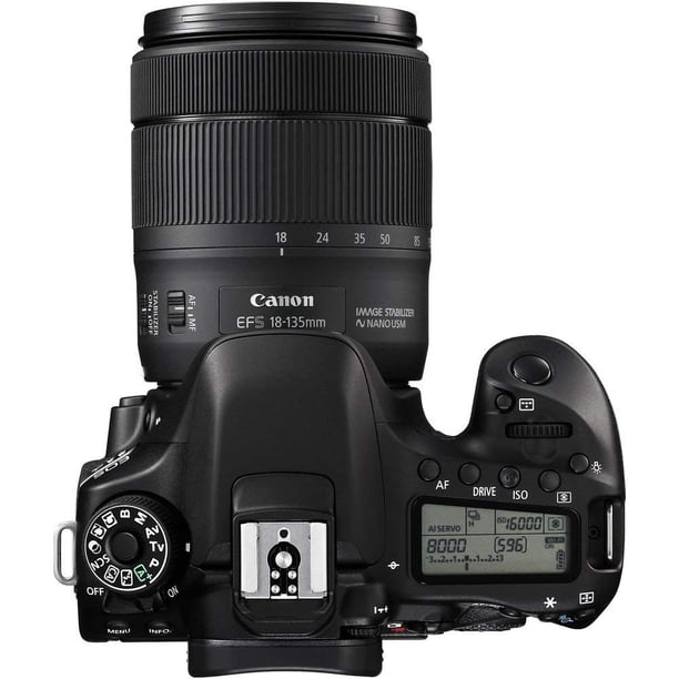 Canon EOS 80D DSLR Camera with EF-S 18-135mm f/3.5-5.6 IS USM Lens