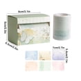 thumbnail image 3 of EGNMCR Home Office Furniture Pull-out Tags Adhesive Tearable Notes Transparent Office Stickers Student Error Correction Marker Pasters Plastic Boxed Sticky Notes, 3 of 6