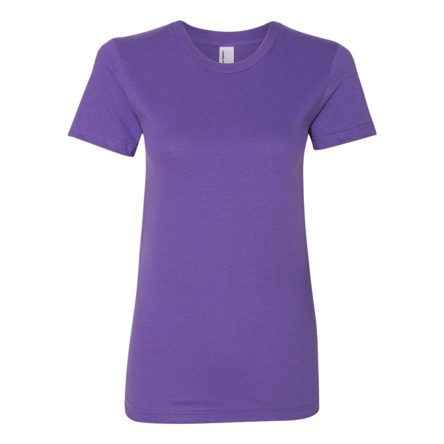 T-shirt en Jersey Fin pour Femmes, 2TG, Violet