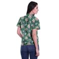 thumbnail image 4 of Moomaya Chemise à Manches Mi-Longues Imprimée pour Femmes, Col Boutonné, Haut Décontracté, 4 of 5