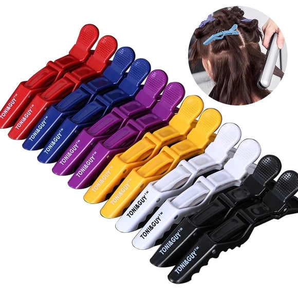12 Pcs Alligator Clips for Hair Styling Matte Alligator Crocodile Clips for Women Hair Sectioning(Multicolor)