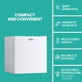 thumbnail image 3 of Koolatron Réfrigérateur Compact à Compresseur de 1,7 Pi3 avec Congélateur, 47 L, Refroidissement Écoénergétique - Blanc, 3 of 7