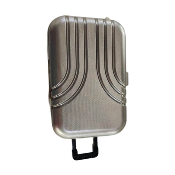 Hi,Fancy Valise Tirelire Chariot Bagage Boîte à Argent Décoration de Bureau Grande Capacité Pot d'Épargne Étui de Rangement pour Pièces avec Mot de Passe Garçons Filles Argent